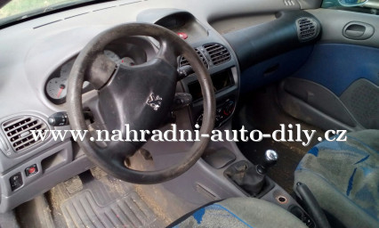 Peugeot 206 modrá na náhradní díly ČB / nahradni-auto-dily.cz