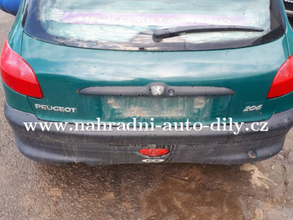 Peugeot 206 zelená na náhradní díly Brno / nahradni-auto-dily.cz