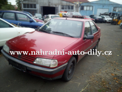 Peugeot 405 červená - díly z tohoto vozu / nahradni-auto-dily.cz