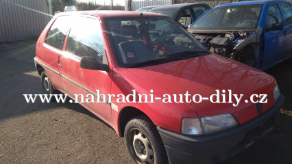 Peugeot 106 červená - díly z tohoto vozu / nahradni-auto-dily.cz