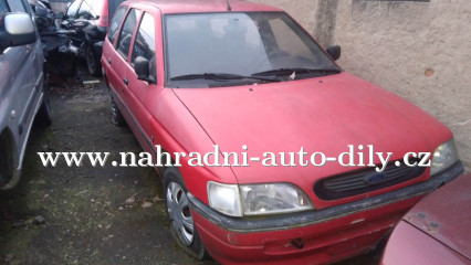 Ford Escort červená - díly z tohoto vozu / nahradni-auto-dily.cz