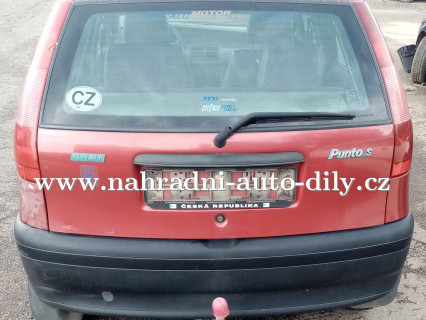 Fiat Punto červená na díly České Budějovice / nahradni-auto-dily.cz