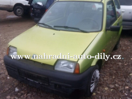 Fiat Cinquecento zelená na náhradní díly Pardubice / nahradni-auto-dily.cz