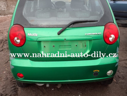 Chevrolet Matiz zelená na náhradní díly Pardubice