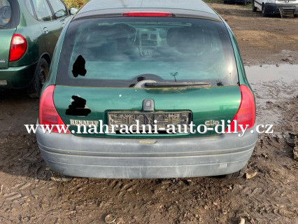 Renault Clio zelená na náhradní díly Pardubice / nahradni-auto-dily.cz