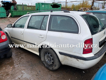 Škoda Octavia Combi bílá na náhradní díly Pardubice / nahradni-auto-dily.cz