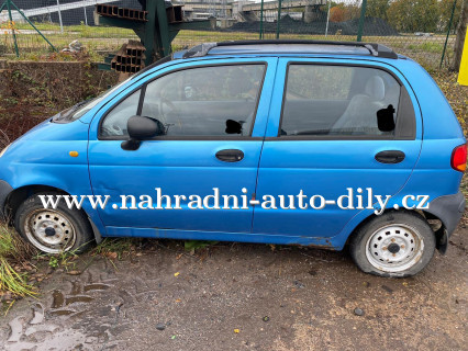 Daewoo Matiz modrá na náhradní díly Pardubice / nahradni-auto-dily.cz